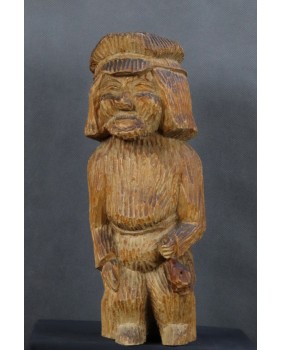 Kmieć z butelką okowity....