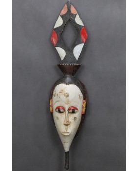 Twarz kobiety. Drewno....