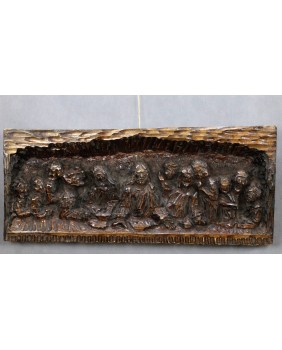 Ostatnia Wieczerza. Drewno....