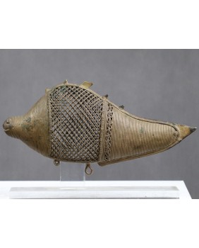 Ryba. Dhokra. Brąz. Indie....