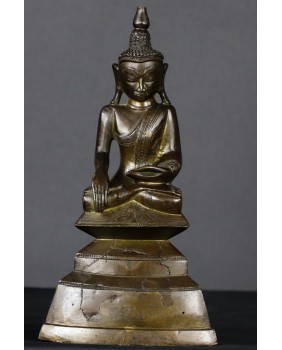 Budda Shan. Brąz. Birma....