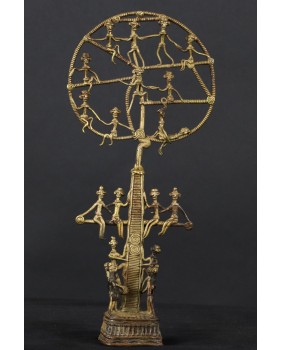 Drzewo życia. Mosiądz....