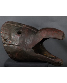 Maska. Dzik. Drewno....