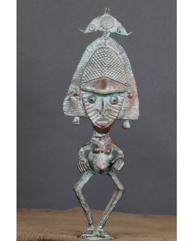 Relikwiarz Kota. Mosiądz....