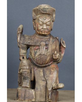 Cesarski dygnitarz. Drewno....