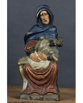 Pieta. Drewno. W. Moskała....