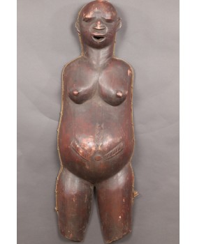 Maska ciążowa. Drewno....