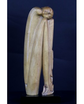 Śpiący anioł. Drewno. Willi...