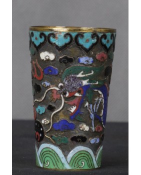 Kubek na pędzle zdobiony...