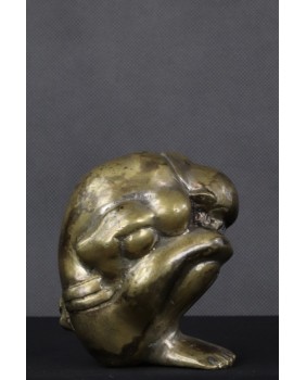 Płaczący Budda. Mosiądz....