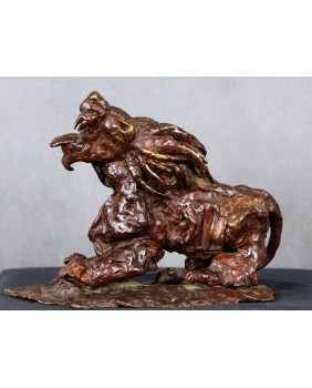 Lew. Bestia. Brąz....