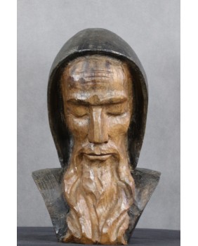 Święty Charbel. Drewno...