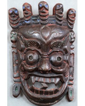 Makahala. Maska. Drewno....