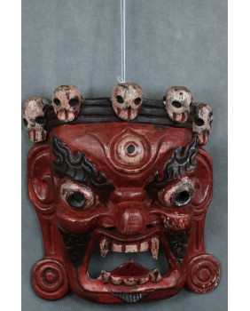 Makahala. Maska. Drewno....