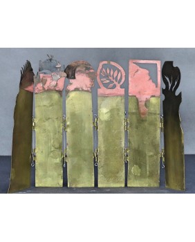 Miniaturowy parawan. Blacha...