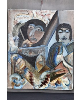 Postacie. Olej. Gillbert...